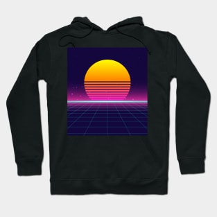 allure of sunset 80s retro Hoodie